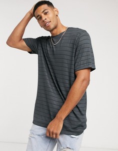 Серая сетчатая футболка Topman-Серый