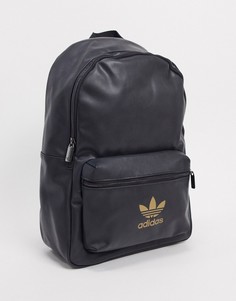 Черный рюкзак из искусственной кожи adidas Originals