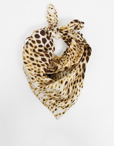 Бандана с принтом "снежный барс" Motel-Бежевый