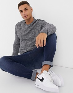 Серый фактурный джемпер с круглым вырезом Jack & Jones Essentials