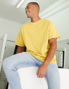Желтая футболка с круглым вырезом New Look-Желтый