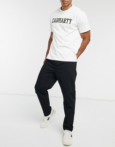 Суженные книзу свободные черные джинсы Carhartt WIP-Черный