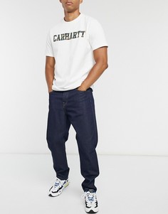 Синие свободные джинсы с суженными книзу штанинами Carhartt WIP-Синий