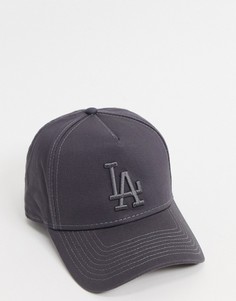 Серая кепка New Era MLB LA Dodgers-Серый
