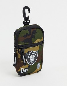 Сумка-кошелек на пояс с камуфляжным принтом New Era NFL Oakland Raiders-Зеленый