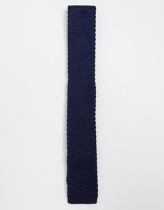 Вязаный галстук Ben Sherman-Темно-синий