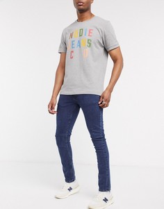 Черные джинсы скинни Nudie Jeans-Черный