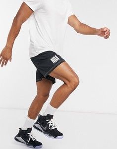 Черные баскетбольные шорты New Era NBA-Черный