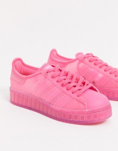 Розовые кроссовки adidas Originals Superstar Jelly-Фиолетовый