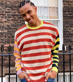 Oversized-джемпер с полосками ASOS DESIGN Tall-Мульти
