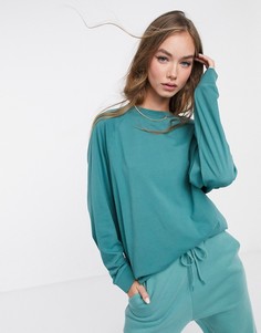 Сине-зеленый топ в стиле oversized с широкими рукавами ASOS DESIGN
