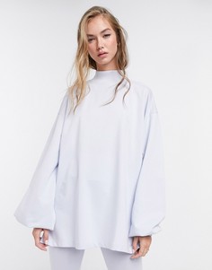 Синий легкий oversized-свитшот от комплекта ASOS DESIGN