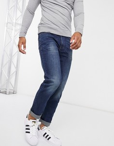 Узкие джинсы из органического хлопка Burton Menswear-Синий