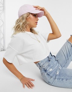 Белый короткий свитшот Missguided