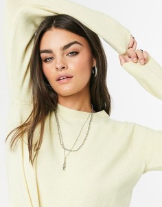 Желтый джемпер с круглым вырезом Vero Moda