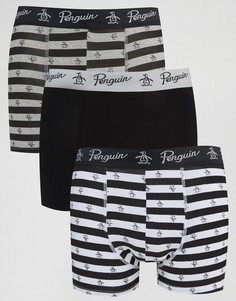 Комплект из 3 шортов-боксеров Original Penguin-Черный