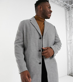 Серое пальто New Look Plus-Серый