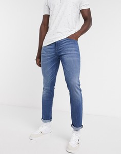 Выбеленные джинсы скинни BOSS - Charleston-Синий