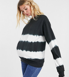 Свитшот с принтом тай-дай ASOS DESIGN Maternity-Серый