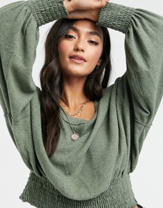 Футболка We the Free by Free People-Зеленый