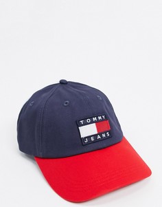 Темно-синяя бейсболка Tommy Jeans-Темно-синий