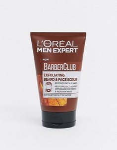 Скраб 100​​​​​​​ мл для лица и бороды LOreal Men Expert - Barber Club-Бесцветный