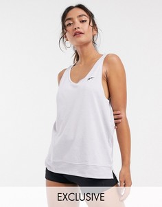 Серая майка Reebok-Серый