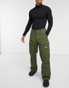 Лыжные брюки оливкового цвета DC-Зеленый