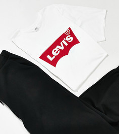 Белая футболка с логотипом Levis Big & Tall-Белый Levis®