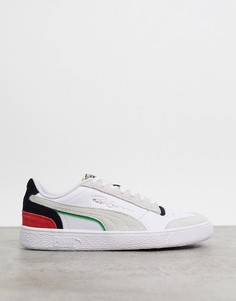 Бело-черные низкие кроссовки Puma Ralph Sampson-Белый