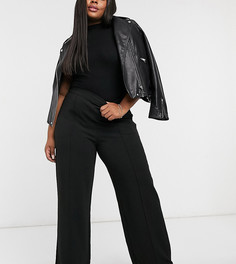 Черные широкие брюки Vero Moda Curve-Черный