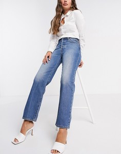 Синие джинсы до щиколотки прямого кроя Levis Ribcage-Синий Levis®