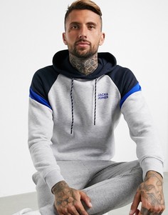 Худи от комплекта серого цвета Jack & Jones Originals-Серый