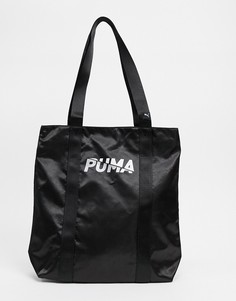 Черная сумка-тоут с логотипом Puma-Черный