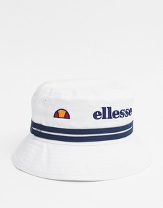 Белая панама с полосками и логотипом ellesse​​​​​​​-Белый