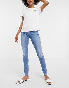 Голубые джинсы Vero moda-Синий
