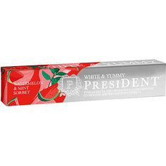 Зубная паста President White & Yummy Арбузно-мятный сорбет , 75 г