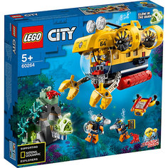 Конструктор LEGO City Oceans Исследовательская подводная лодка 60264, 286 элементов