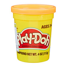 Пластилин Play-Doh в баночке 112 гр., оранжевый Hasbro