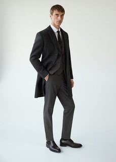Полушерстяное пальто Tailored - Arizona Mango