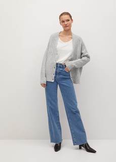Кардиган, связанный резинкой - Cardi-i Mango