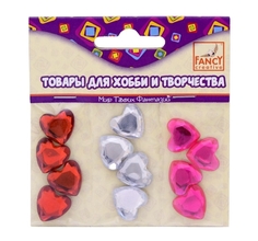 Камни самоклеящиеся Fancy Creative Сердечки