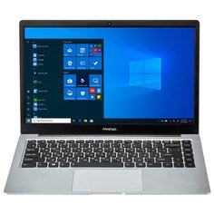 Ноутбук Prestigio SmartBook 141 C4 (AMD A4 9120e 1500MHz/14.1"/1920x1080/4GB/64GB eMMC/DVD нет/AMD Radeon R3/Wi-Fi/Bluetooth/Windows 10 Pro) PSB141C04CGP_MG_CIS серебристый