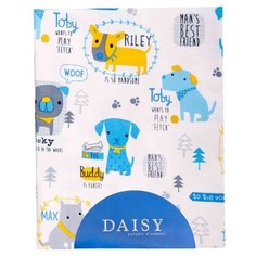 Многоразовые пеленки Daisy фланель 75x120 собачки