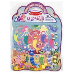 Книжка с наклейками "Puffy Sticker Play Set: Mermaid" Melissa & Doug