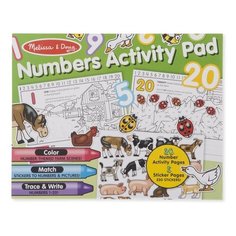 Melissa & Doug Раскраска с наклейками. Numbers Activity Pad (8566)