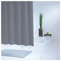 Штора для ванной RIDDER Standard 180x200 серый/серебряный