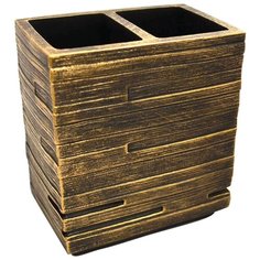 Стакан для зубных щеток RIDDER Brick Antik/бронзовый