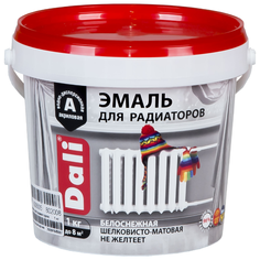 Эмаль акриловая (АК) DALI для радиаторов 802008 белый 1 кг