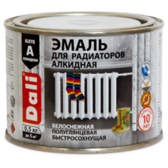 Эмаль алкидная (А) DALI для радиаторов 80204 белый 0.5 кг